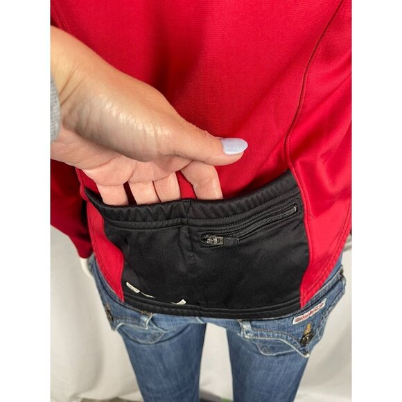 Pearl Izumi Womens Cycling Jacket Small Full Zip Fleece Lined Back Pockets Vents - Picture 6 of 15